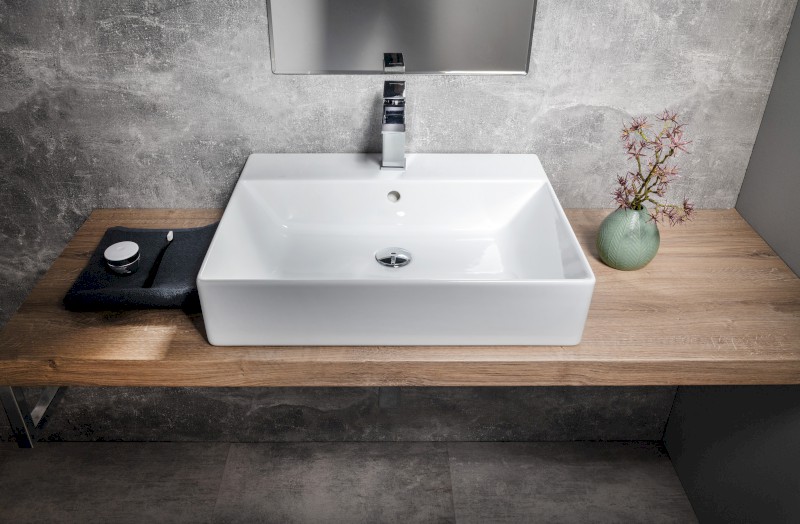 KUBE X keramické umyvadlo 60x47cm, bílá ExtraGlaze 9431111