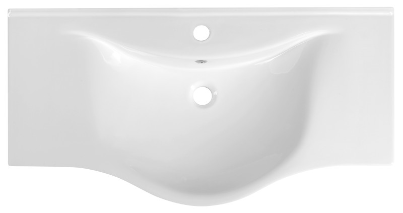 ZARA 100 keramické umyvadlo nábytkové 99,5x46,5cm, bílá 10100