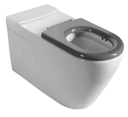 MEDIC WC kombi, zvýšený sedák, Rimless, 37x80 cm, spodní/zadní odpad, bílá MC102-111