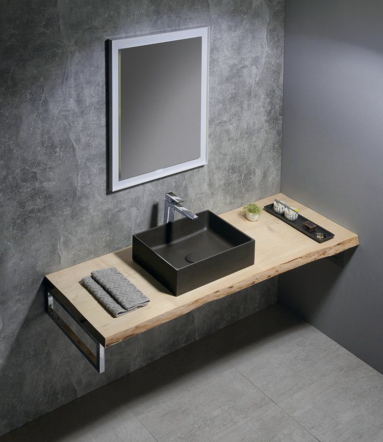 FLUT zrcadlo s LED podsvícením 60x80cm, bílá FT060