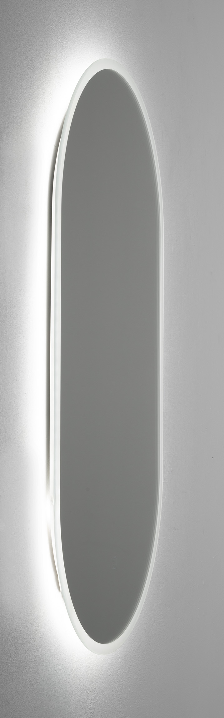 MAGARA oválné zrcadlo s LED osvětlením 45x80cm, dotykový senzor, stmívatelné MG045