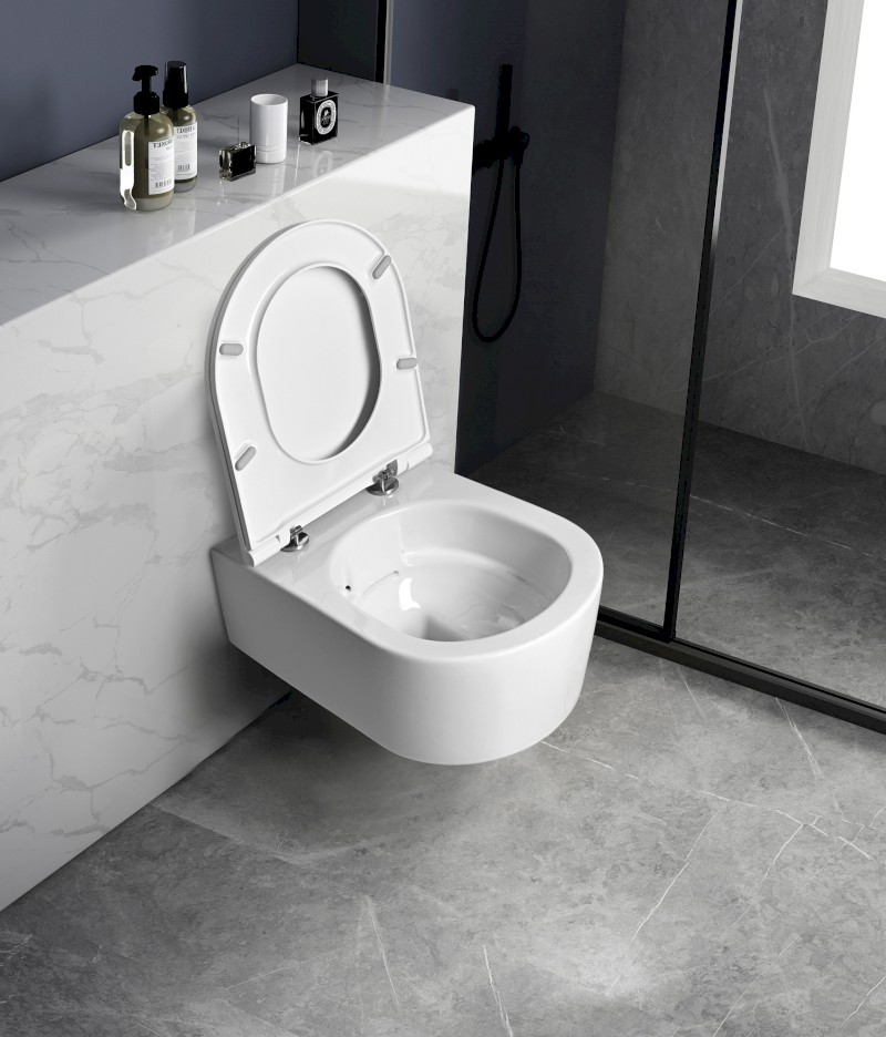 SISTEMA A závěsná WC mísa, Rimless, 36x53,5cm, bílá 10SL02001