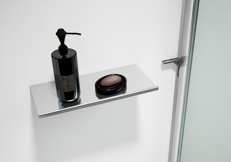 ESCA SHELF polička do profilu 230x120mm, chrom ES8410