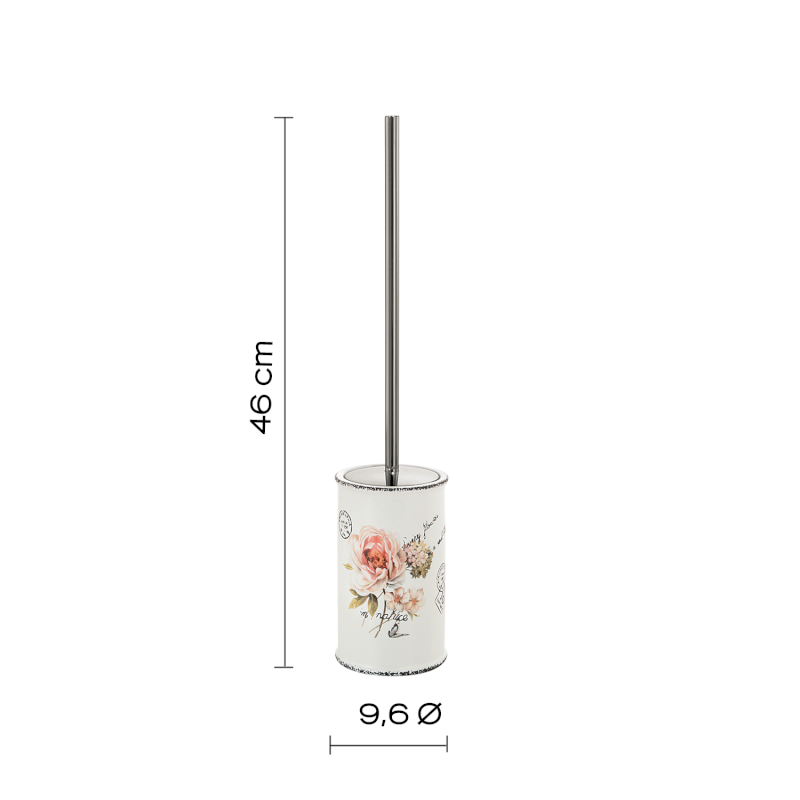 CLOTHILDE WC štětka na postavení, keramika CI3302