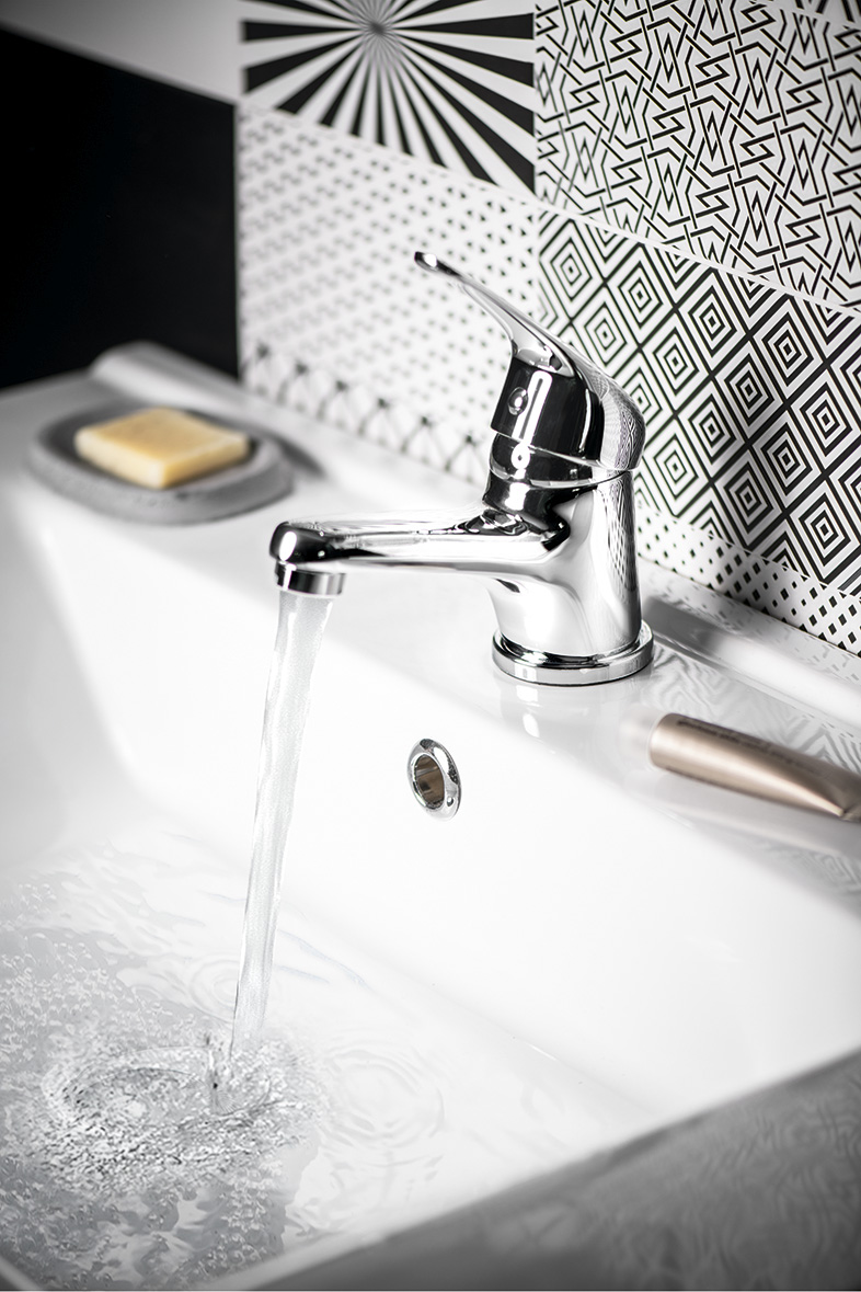 HOFFER stojánková umyvadlová baterie, chrom 424.002.1