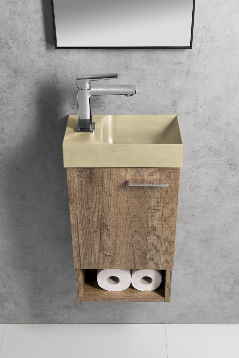 LATUS XI umyvadlová skříňka 30x53x16,5cm, dub stříbrný LT711-1111