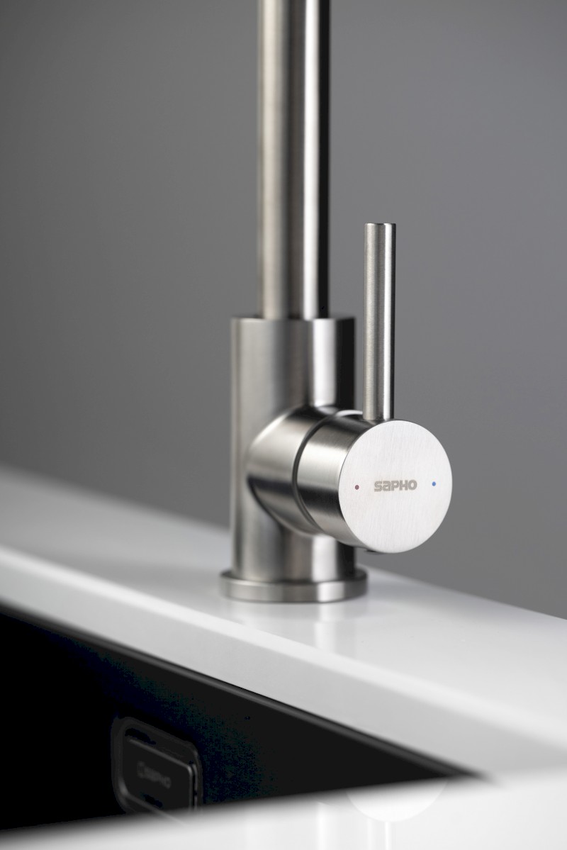 TRONA stojánková dřezová baterie, nikl JK649NK