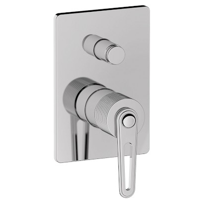 BEBÉ podomítková sprchová baterie, 2 výstupy, chrom BB042