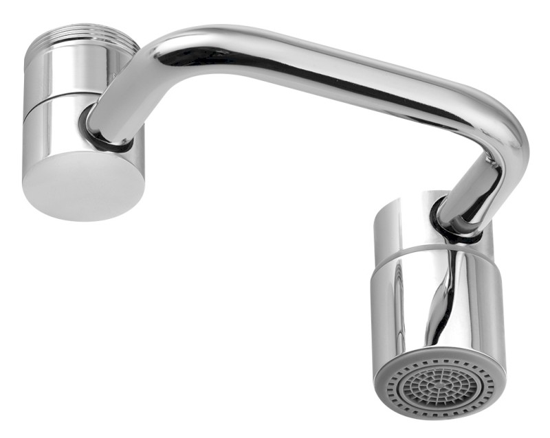 Perlátor s kloubem, vnější závit M24x1, vnitřní závit M22x1, chrom 3358.01