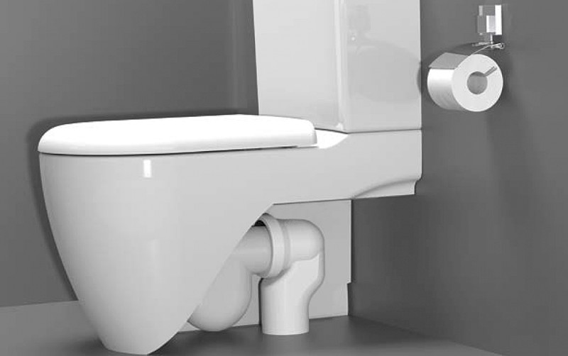 Koleno 90 dopojení k WC, Offset, 110 mm 159.316.0