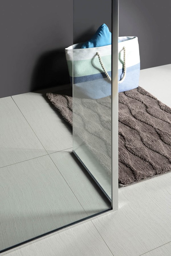 MODULAR SHOWER stěna k instalaci na zeď, pro připojení pevného panelu, 1000 mm MS2A-100