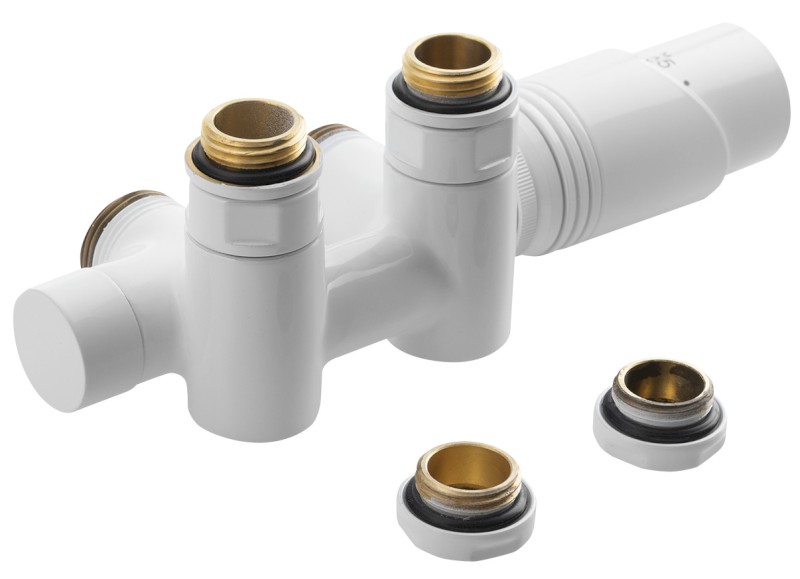 WICHER COMBI připojovací sada termostatická pro středové připojení 50mm, bílá 600.331.4