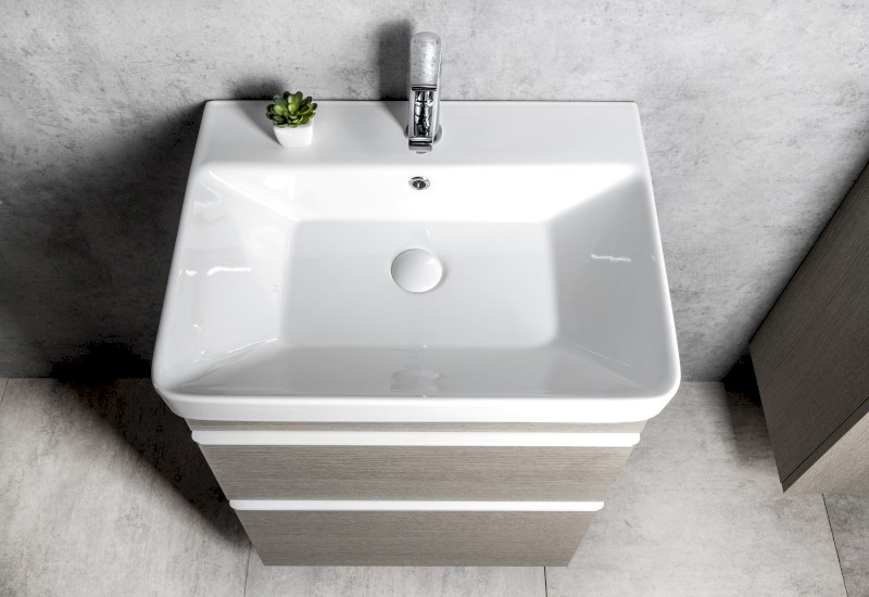 THALIE 60 keramické umyvadlo nábytkové 60x46cm, bílá TH11060