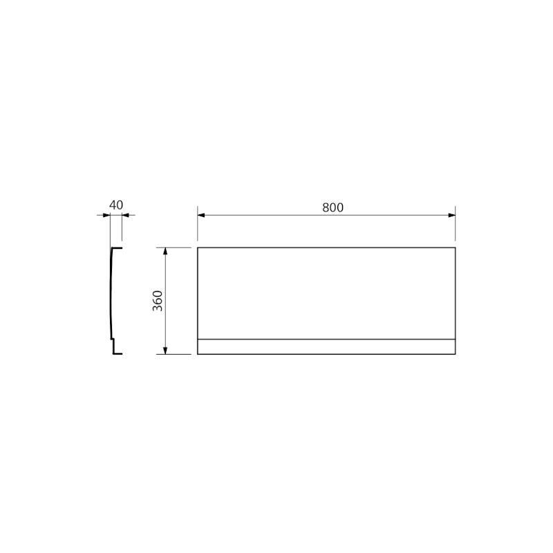 VISLA NIKA panel, 80x36cm 30358