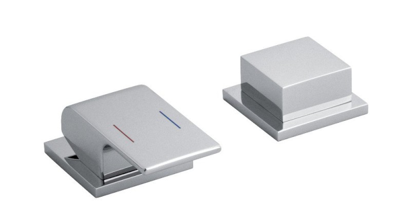 INFINITI dvouprvková páková baterie na okraj vany, chrom IF100