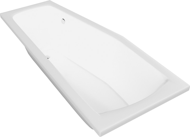 OPAVA vana 160x70x44cm, levá, bílá C1670