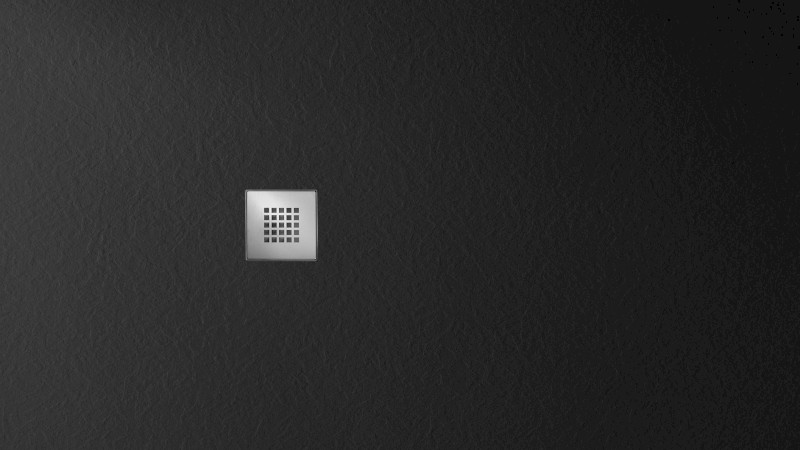 MITIA sprchová vanička z litého mramoru, obdélník 160x90cm, černá PMC16090