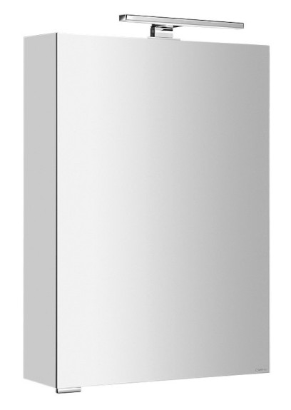 MIRRÓ galerka s LED osvětlením, 50x70x16cm, levá/pravá, bílá MC050-0030