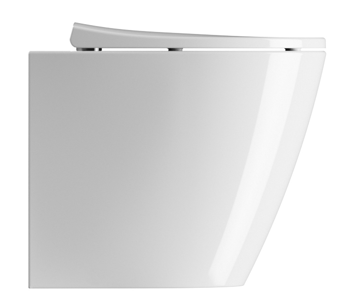 MODO WC mísa stojící, Swirlflush, 37x52cm, spodní/zadní odpad, bílá ExtraGlaze 981011