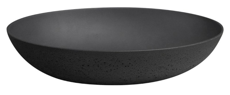 FORMIGO betonové umyvadlo na desku, 60x40cm, antracit mat FG216