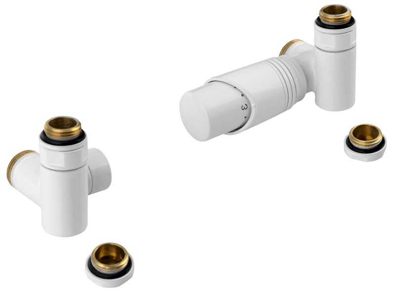 WICHER ECK COMBI připojovací sada termostatická rohová, bílá 600.321.4