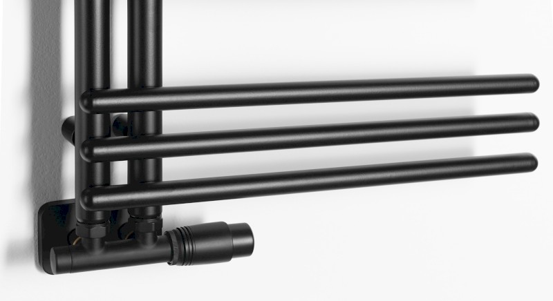 POSEIDON otopné těleso 450x740mm, černá mat PS474B