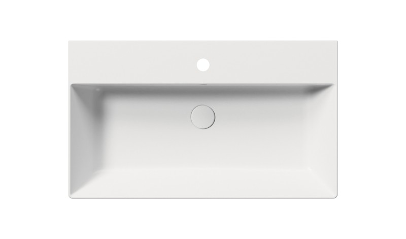 KUBE X keramické umyvadlo 80x47cm, bílá mat 9422109