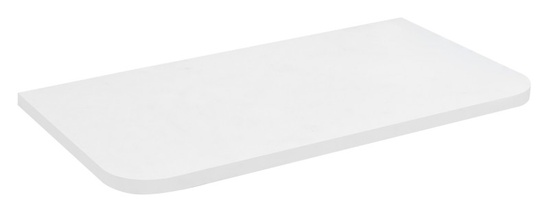 ZORBA deska Rockstone 41x22,5cm, bílá mat LT113-0101