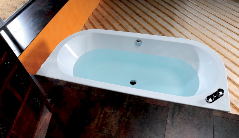 VIVA D nástěnná akrylátová vana 175x80x47cm, bílá 89119