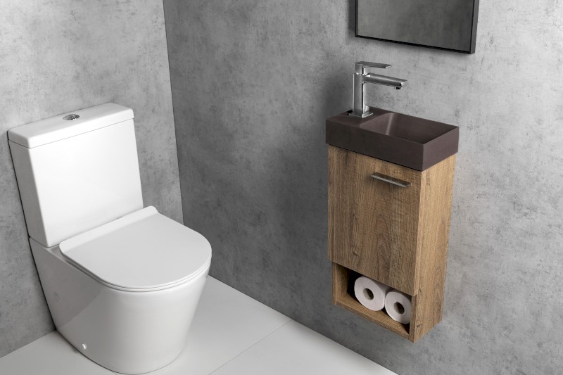 LATUS XI umyvadlová skříňka 30x53x16,5cm, dub Polar LT711-1010