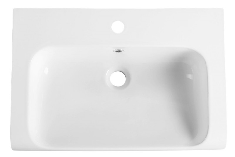 INKA keramické umyvadlo polozápustné, 60x40cm, bílá 341101