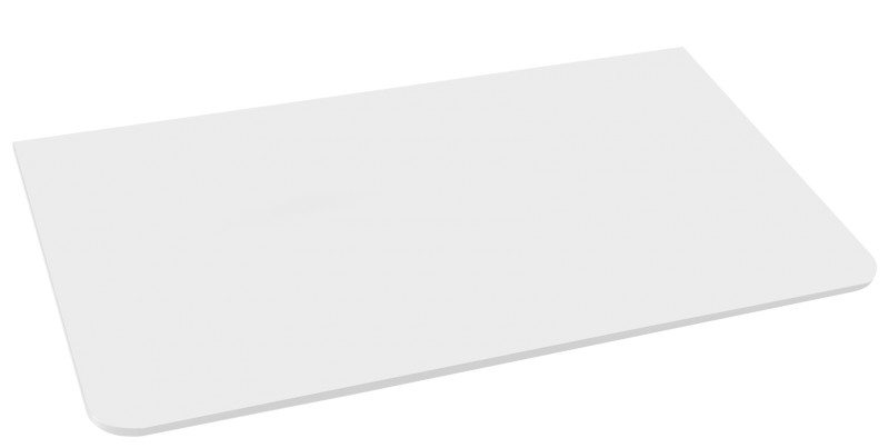 KERALA deska Rockstone 102x1,2x48,5cm, bílá mat KR100-0101