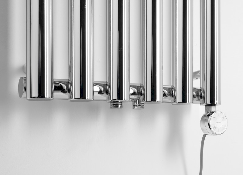 PILON otopné těleso 418x1800mm, se šesti háčky pro ručník, chrom IZ130T