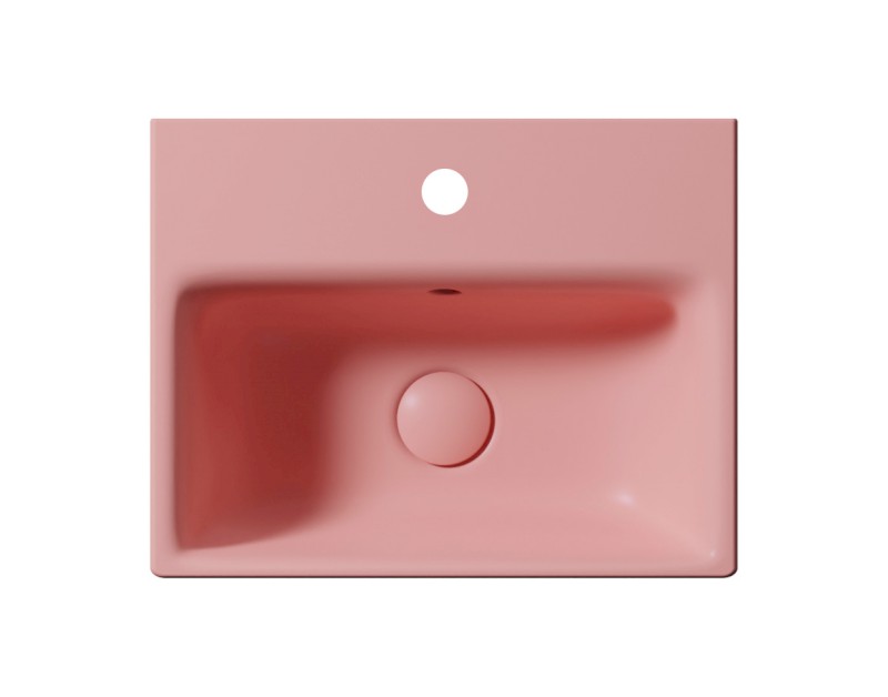 NUBES keramické umývátko 40x32cm, blush mat 9684124
