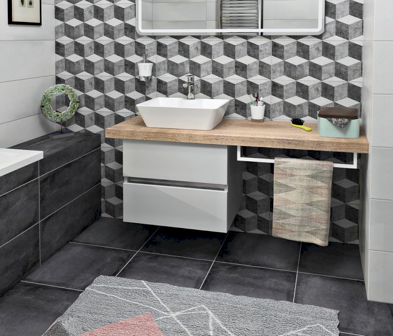 AVICE sušák osušky, 450x95mm, bílá VC482