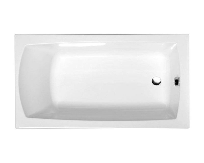 LILY SLIM obdélníková vana 130x70x39cm, bílá 77511S