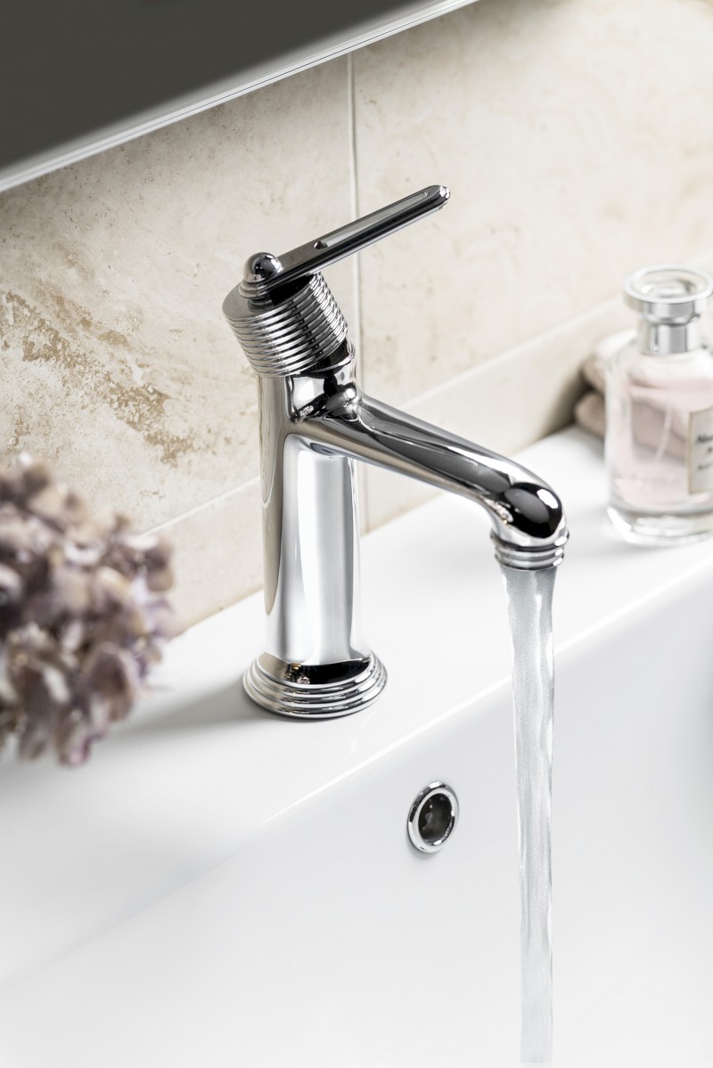 BEBÉ stojánková umyvadlová baterie, chrom BB002