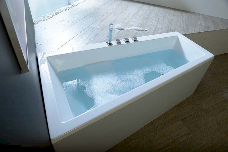 ANDRA L asymetrická vana 180x90x45cm, bílá 72872