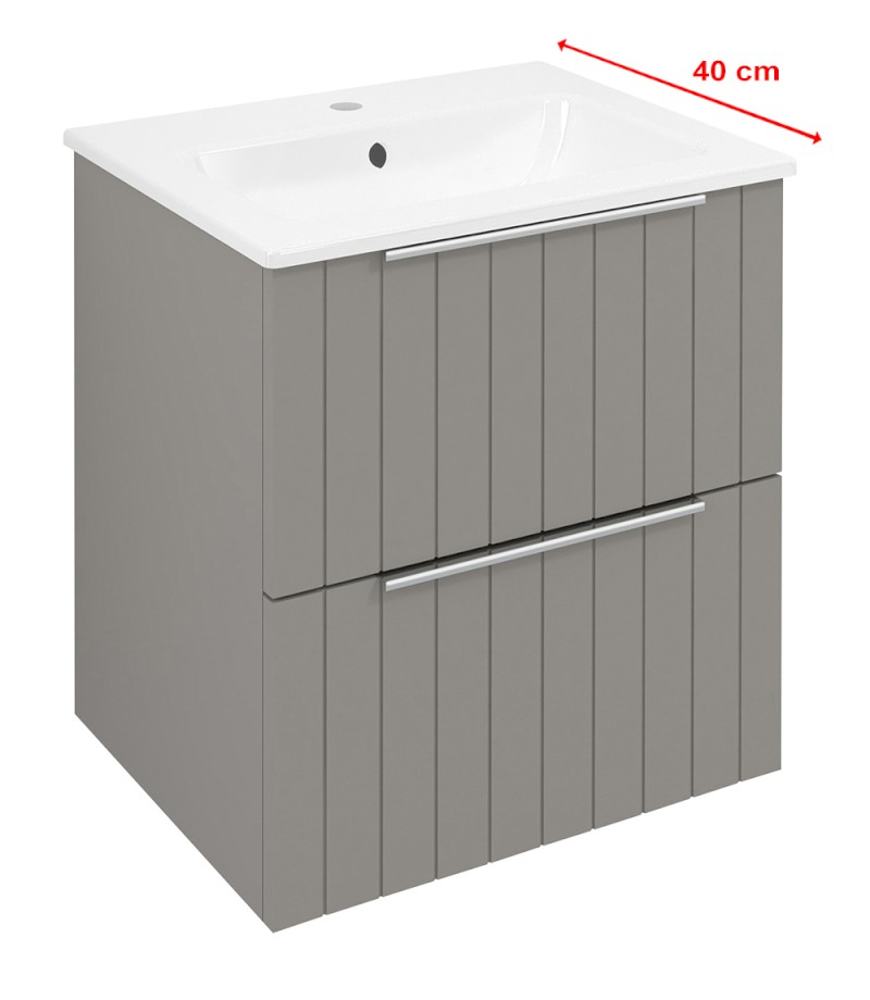 CIRASA STRIP umyvadlová skříňka 48x54x39cm, agila CR492-4343S