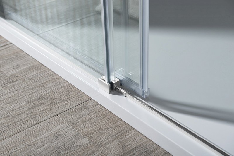 VOLCANO BLACK sprchové dveře 1500 mm, čiré sklo GV1415