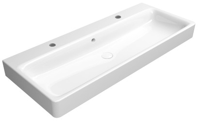 SAND keramické dvojumyvadlo 120x50 cm, bílá ExtraGlaze 9024211