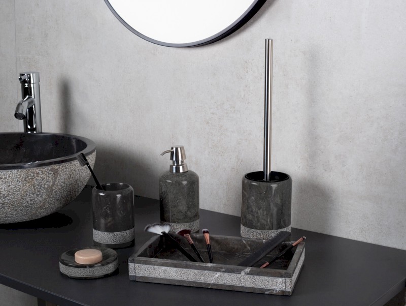 POSH WC štětka na postavení, mramor, šedá 2234407