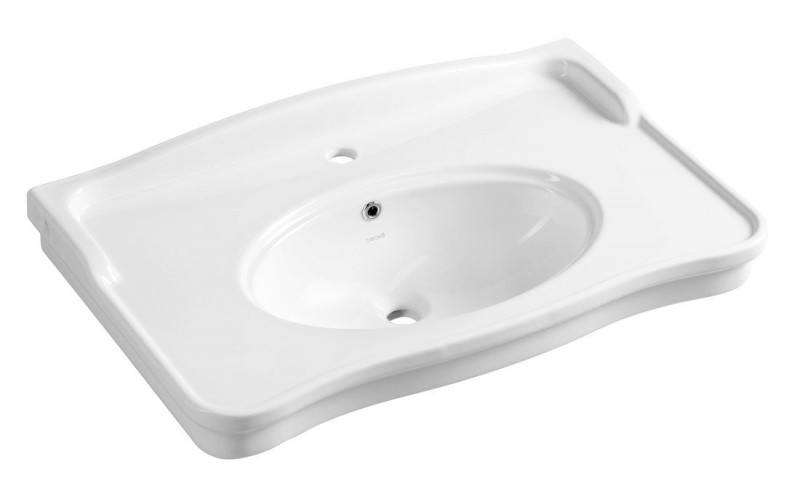 ANTIK keramické umyvadlo 80x50cm, bílá AN080