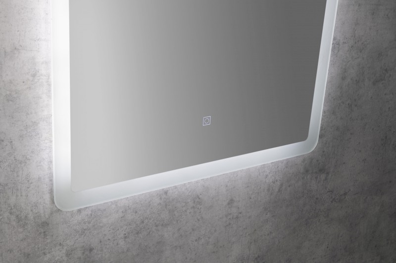 FAGO zrcadlo s LED podsvícením 60x80cm, dotykový senzor, stmívatelné FA060