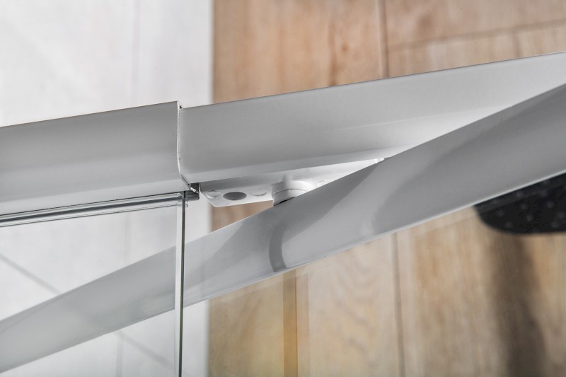 AMICO sprchové dveře výklopné 1040-1220x1850mm, čiré sklo G100