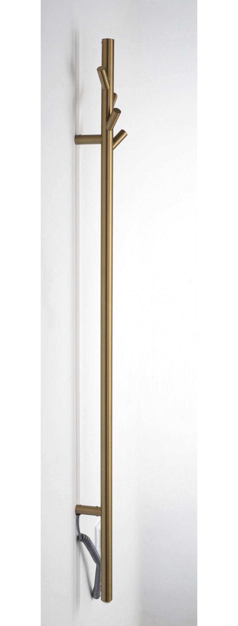 PASADOR elektrický sušák ručníků, kulatý, 150x1500 mm, 30 W, zlatá mat ER175GB