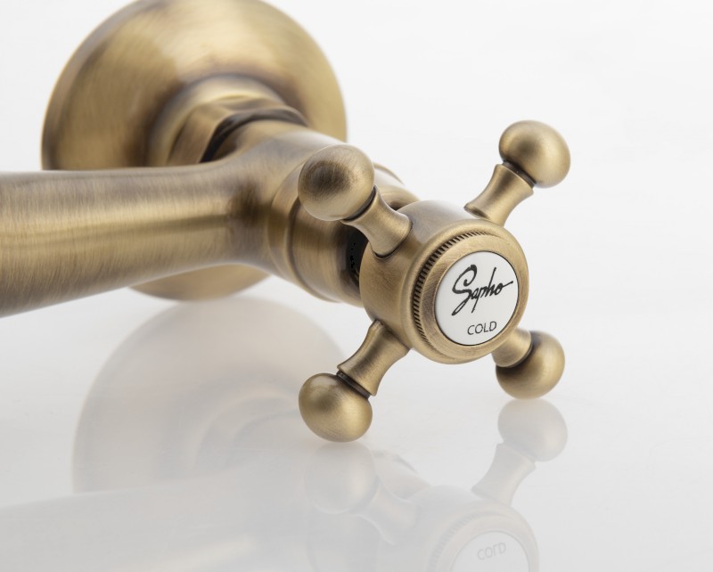 ANTEA nástěnná baterie, horní ramínko, bronz 3366