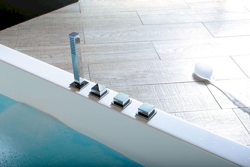 ANDRA L asymetrická vana 180x90x45cm, bílá 72872