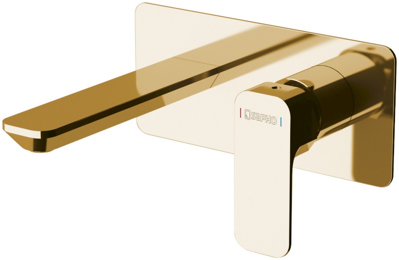 SPY podomítková umyvadlová baterie, zlato PY08/17