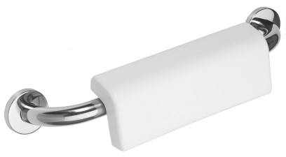 HANDICAP madlo se zádovou opěrkou, 500mm, nerez lesk XH575